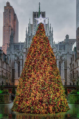 Wall Art featuring the photograph Lotte NY Palace Xmas by Susan Candelario