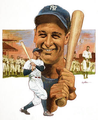 Lou Gehrig - New York Yankees Print