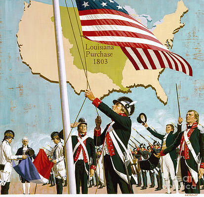 Painting - Louisiana Purchase by Ed Vebell