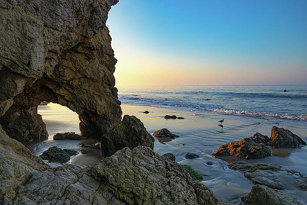 Wall Art featuring the photograph Low Tide At El Matador State Beach by Matthew DeGrushe