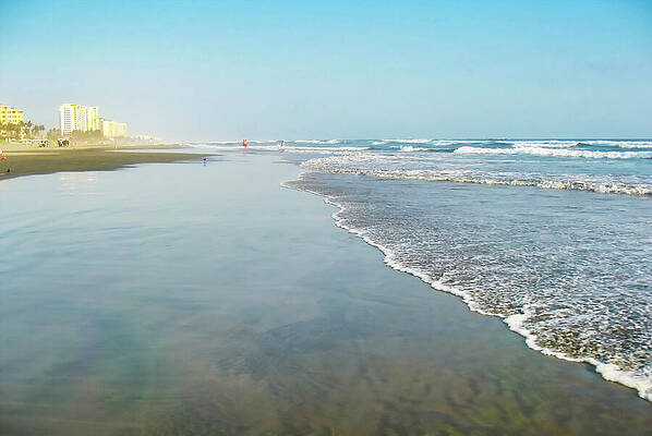 Serene Photograph - Low Tide In Acapulco by Tatiana Travelways