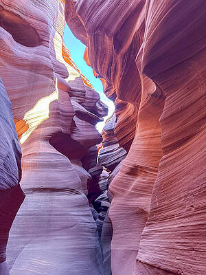 Antelope Canyon Sunlit Walls Photograph