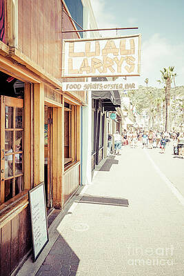 Wall Art featuring the photograph Luau Larry's Bar Catalina Island Photo by Paul Velgos