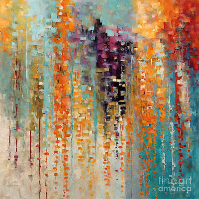 White Wall Art featuring the painting Luke 12 32. Divine Inheritance by Mark Lawrence