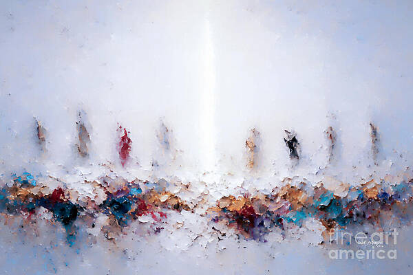 Ethereal Silhouettes in Light Wall Art