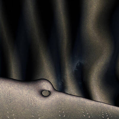 Abstract Sand Dunes in Darkness Wall Art