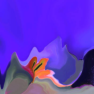 Abstract Colorful Landscape Wall Art