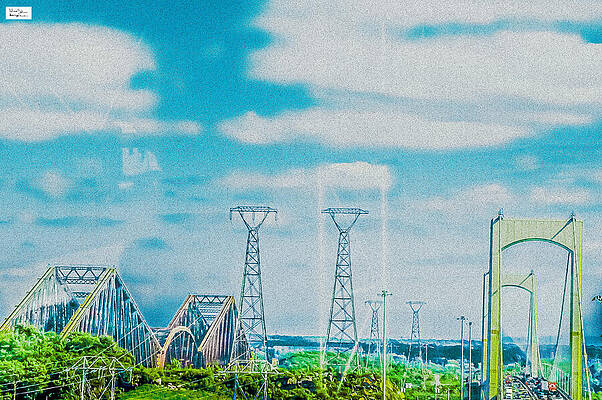 Modern Wall Art featuring the photograph Lv- Panes Of Production by Alex John Bergerman