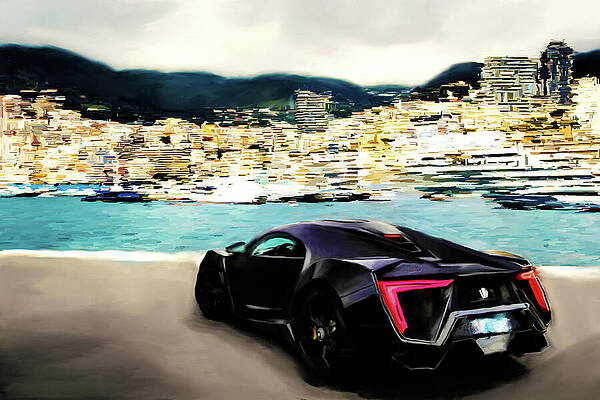 Sports Wall Art featuring the digital art Motability Cars BMW by Gradify Creations