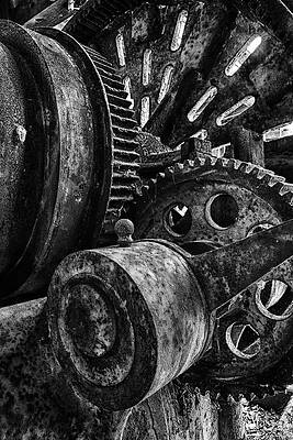Wall Art featuring the photograph Machinery by Jeff Sinon