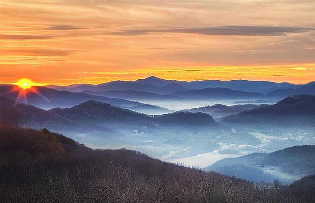 Majestic Blue Ridge Sunrise Photograph