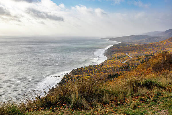 Coastal Autumn Landscape Wall Art