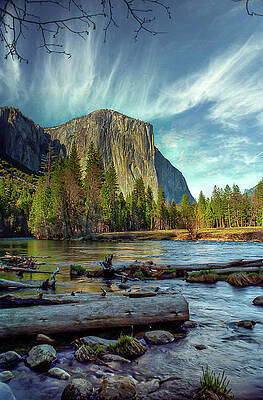Sky Wall Art featuring the photograph Majestic El Capitan by Jim Carlen