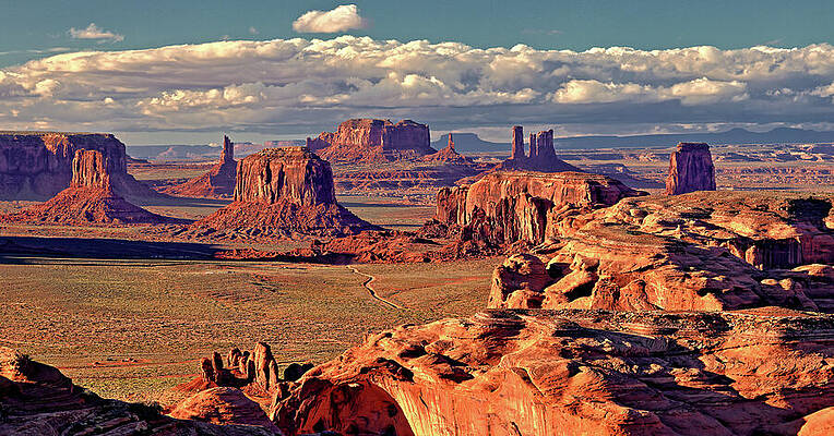 Majestic Monument Valley landscape by Bob Falcone