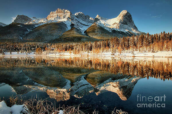 Majestic Mountain Reflection Wall Art