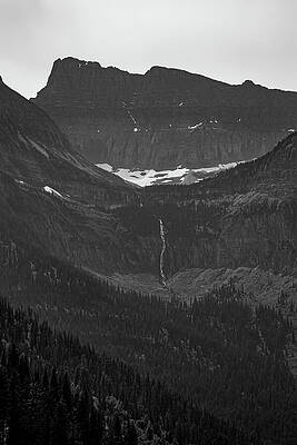 Majestic Mountain with Snowy Peaks Wall Art