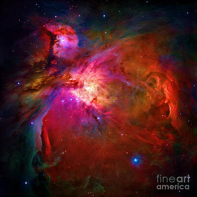 Vibrant Orion Nebula Photograph