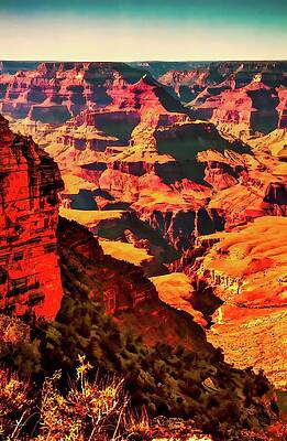 Majestic View of Grand Canyon Digital Art
