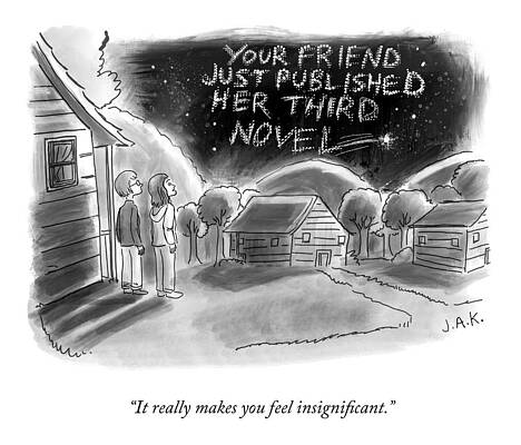 Sky Drawing - Makes You Feel Insignificant by Jason Adam Katzenstein