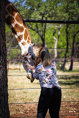 Animal Photograph - Making Contact by Rene Vasquez