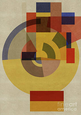 Wall Art featuring the digital art Making Shapes 010 by BFA Prints