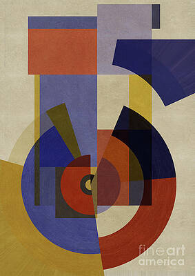 Wall Art featuring the digital art Making Shapes 011 by BFA Prints