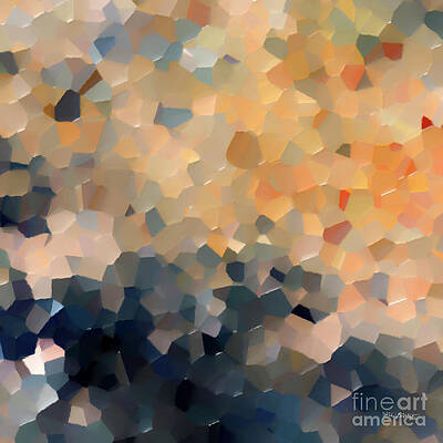 Blue Wall Art featuring the painting Malachi 4 2. Arise With Healing. by Mark Lawrence