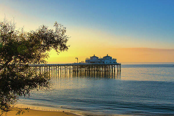 Wall Art featuring the photograph Malibu Sunrise by Matthew DeGrushe