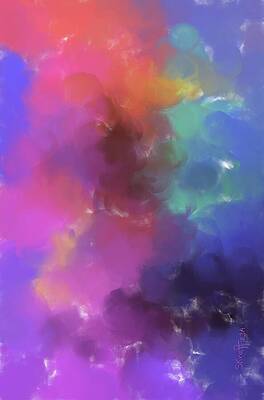 Bold Wall Art featuring the painting Malibu Horizon Glow by Sonja Kraft