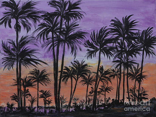 Sunset Painting - Malibu by Tammy Terres - Dezigner Reflexions