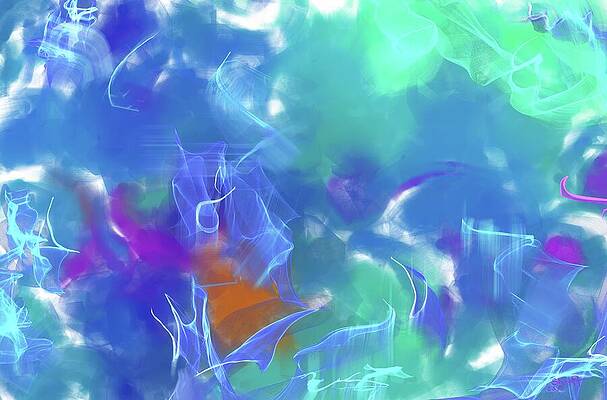 Bold Painting - Pacific Drift by Sonja Kraft