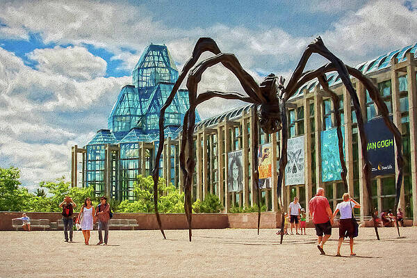 Canada Wall Art featuring the photograph Maman Spider Sculpture, Ottawa by Tatiana Travelways
