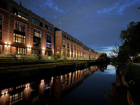 Manayunk Canal at Dusk by Richard Reeve