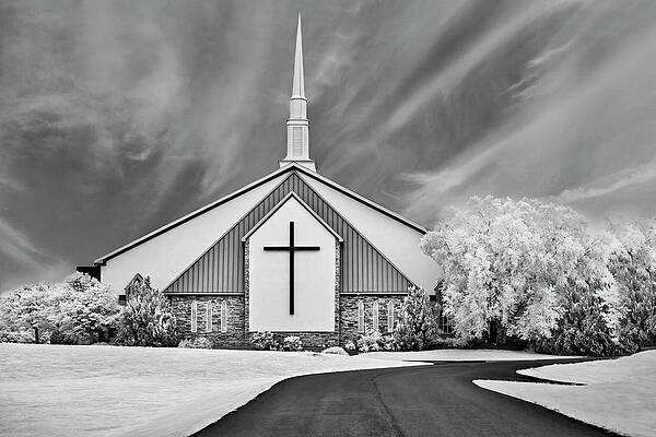 Wall Art featuring the photograph Manor Church PA by Susan Candelario