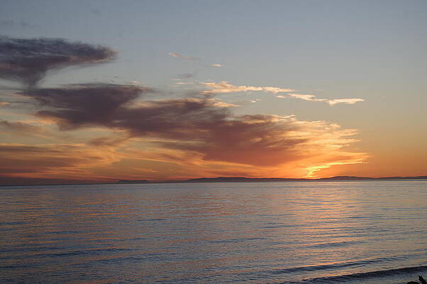 Wave Photograph - Marbella Sunset And Calm Evening by Murray Croft