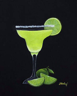Painting - Margarita With Lime by Shirley Dutchkowski