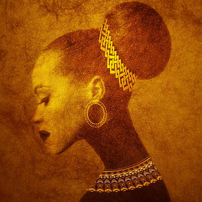 Beautiful Digital Art - Martha by Canessa Thomas