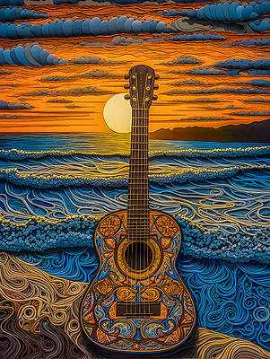 Sunset Digital Art - Martin's Sunset by Paul Charles