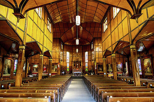 Wall Art featuring the photograph Martyr's Shrine In Midland, Ontario 3 by John Twynam