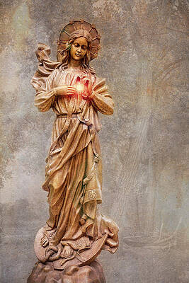 Wall Art featuring the photograph Mary Untier Of Knots by Mary Lee Dereske