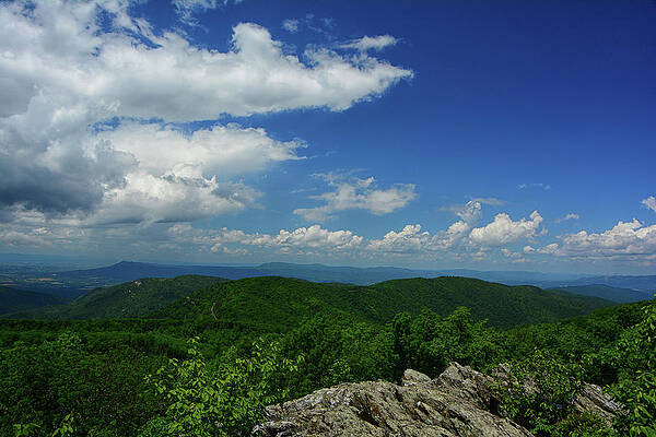 Massanutten Mountain And Other Blue Ridges Print