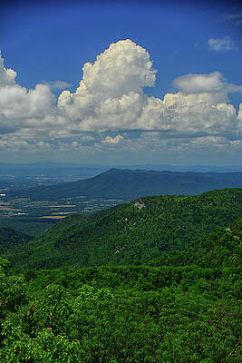 Massanutten Mountain With Thunderhead Print