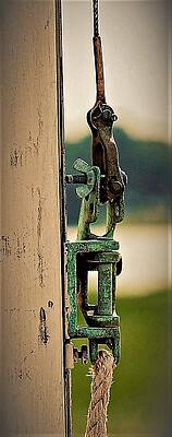 Wall Art featuring the photograph Mast  Halyard by John Linnemeyer