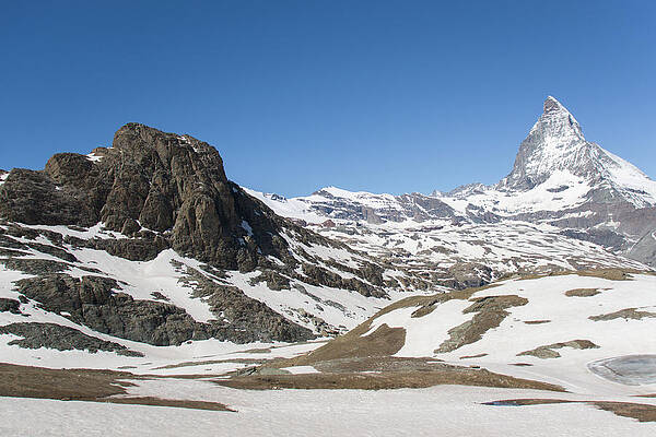 Switzerland Wall Art featuring the photograph Matterhorn On A Clear Day by Matthew DeGrushe