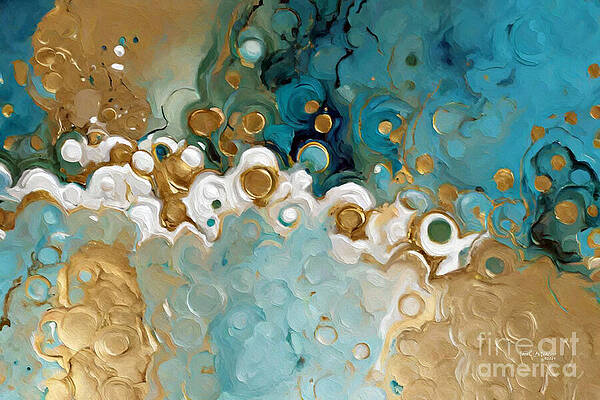 Wall Art featuring the painting Matthew 5 9. The Peacemakers. Abstract Christian Wall Art by Mark Lawrence
