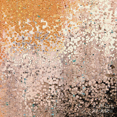Anxious Painting - Matthew 6 14. No Peace Without Forgiveness. Abstract Christian Wall Art, Anxiety Scripture by Mark Lawrence