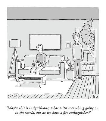 Cook Wall Art featuring the drawing Maybe This Is Insignificant by David Ostow