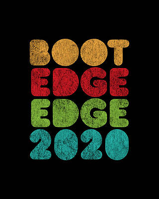 For Digital Art - Mayor Pete Buttigieg 2020 Boot Edge Edge by Flippin Sweet Gear