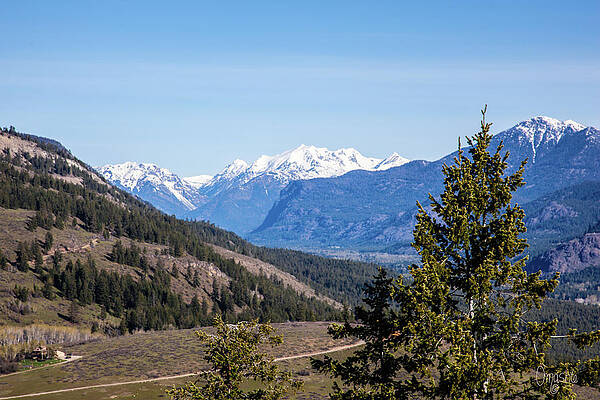 Wall Art featuring the photograph Mazama Spring Views From Sun Mountain Lodge By Omashte by Omaste Witkowski