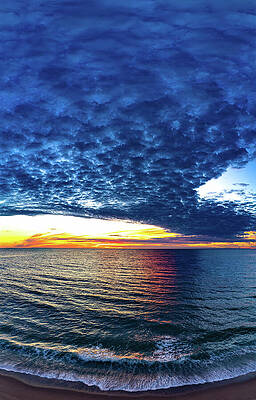 Nature Wall Art featuring the photograph Mazatlan Sunset Panorama by Tommy Farnsworth